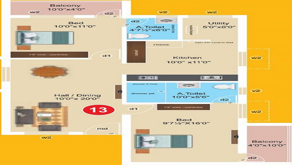 Sree Daksha Aashritha Floor Plan
