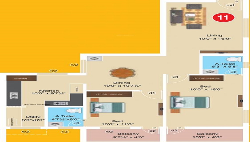 Sree Daksha Aashritha Floor Plan