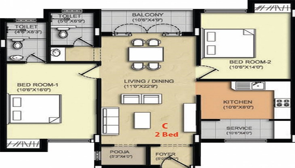 Somu Avarampoo Floor Plan