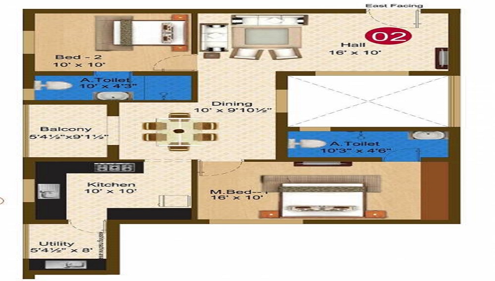 Sree Daksha Darza Floor Plan