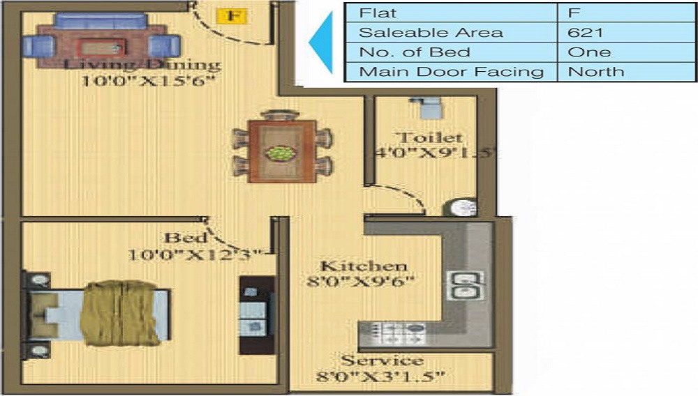 Sri Atreya Apartments Floor Plan