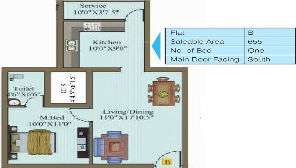 Sri Atreya Apartments Floor Plan