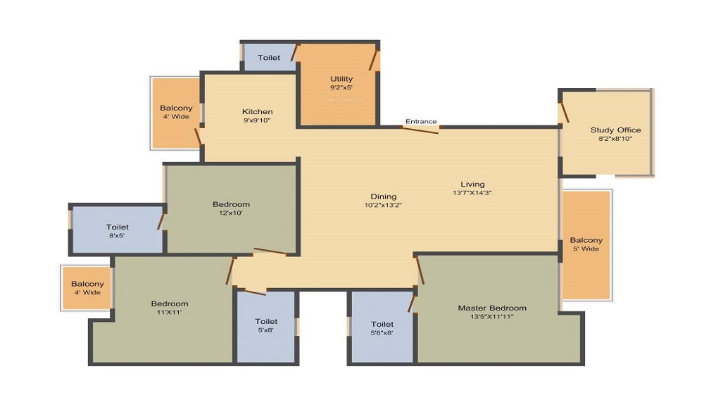Puri Amanvilas Floor Plan