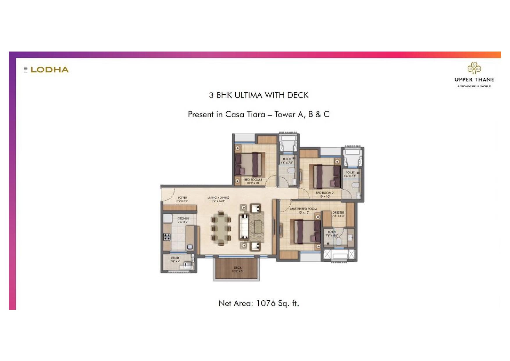 Lodha Upper Thane Floor Plan