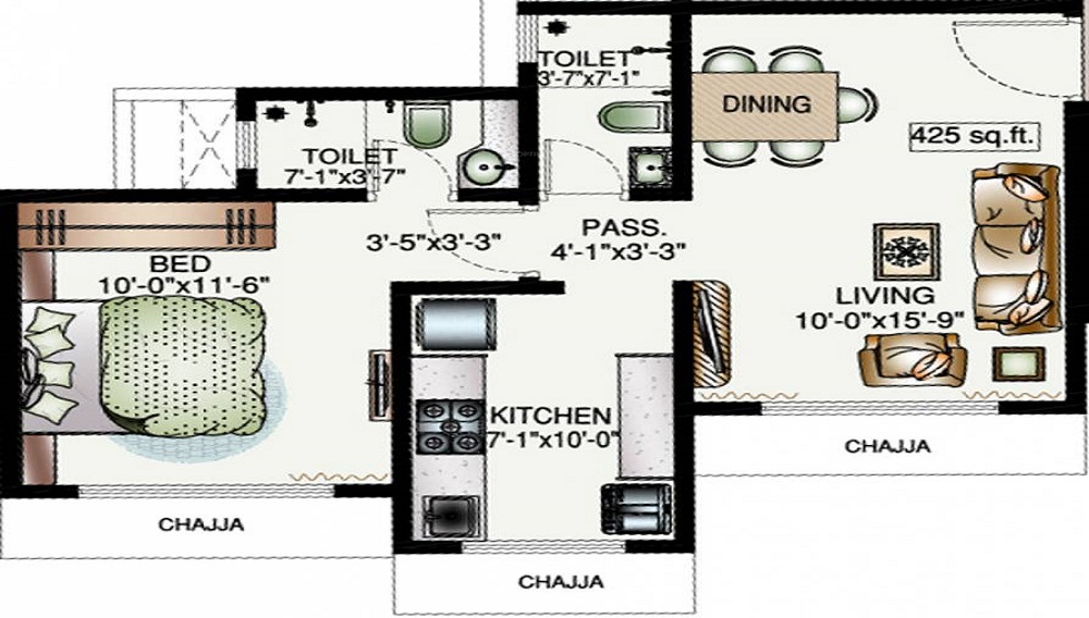 DP Star Trinetra Floor Plan