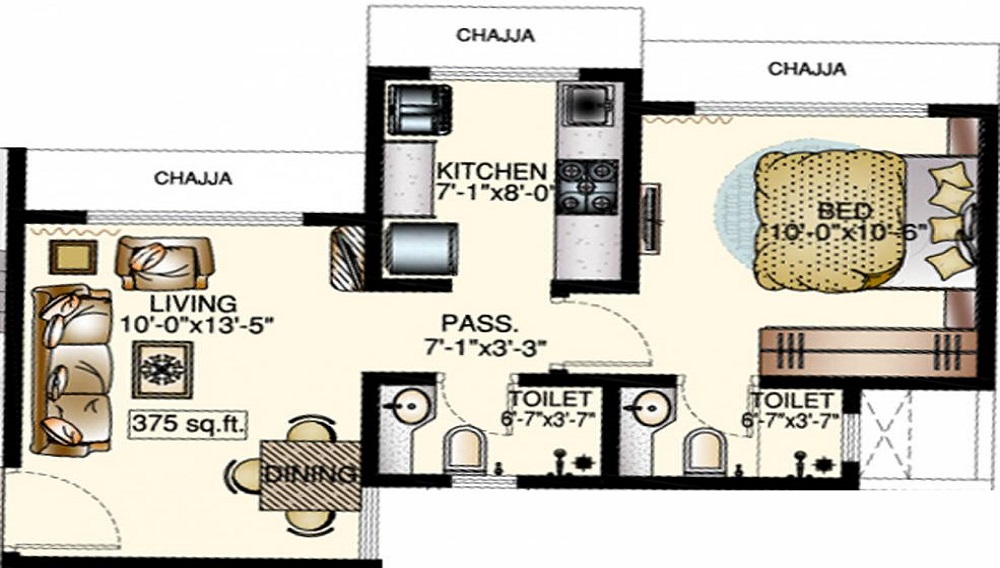 DP Star Trinetra Floor Plan