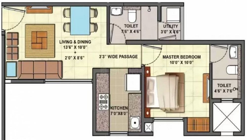 Aquaville Series Floor Plan