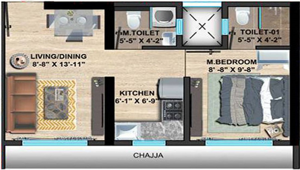 Sethia Imperial Avenue Floor Plan