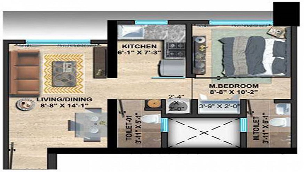 Sethia Imperial Avenue Floor Plan