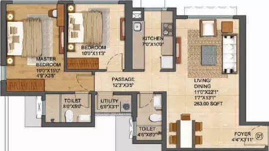 Runwal Bliss Phase 1 Floor Plan