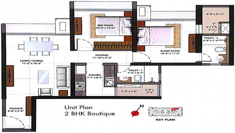 Unique Keemaya Omkar Ananta Floor Plan