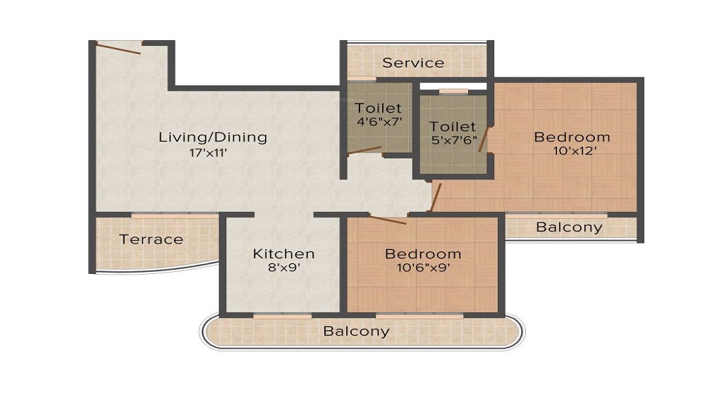 Paradise Sai Mannat Floor Plan