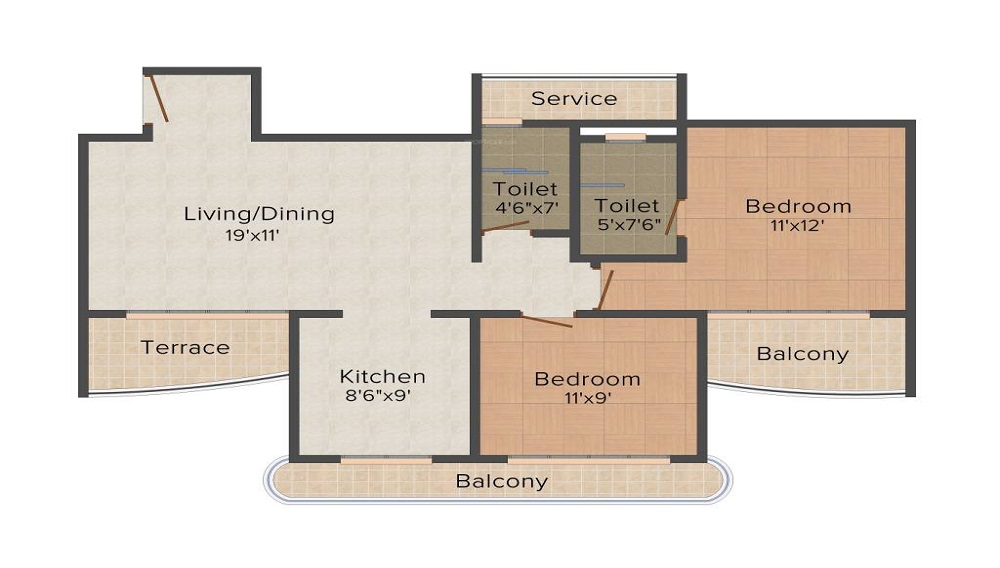 Paradise Sai Mannat Floor Plan