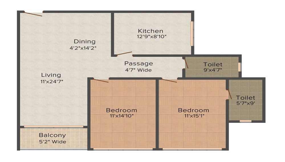 Raheja Vistas Floor Plan