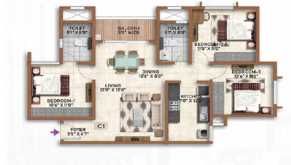 Prestige Finsbury Park Regent Floor Plan