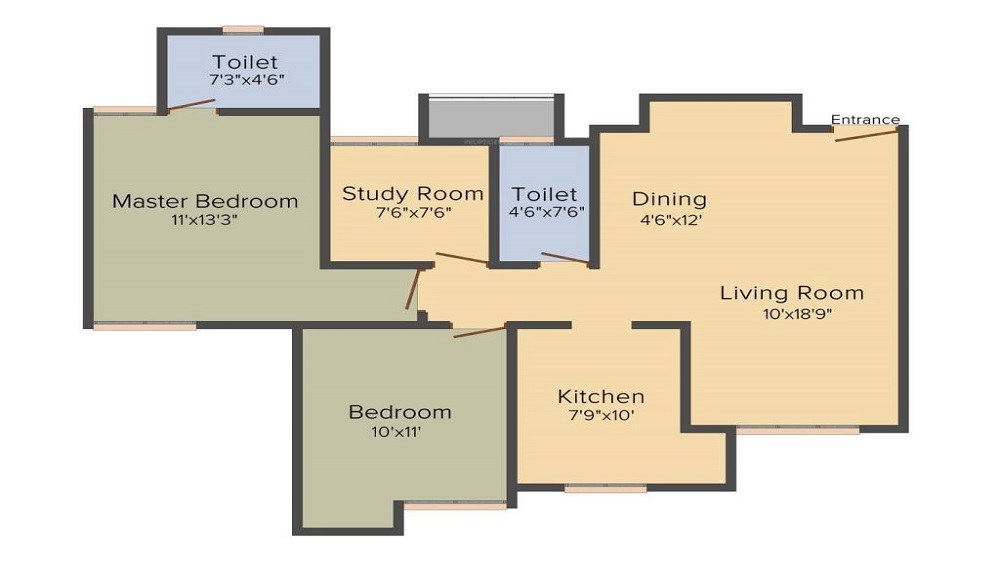 Dosti Vihar Floor Plan