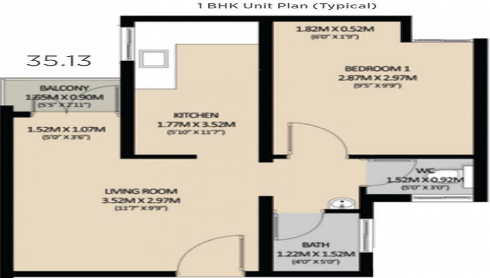 Mahindra Happinest Boisar Floor Plan