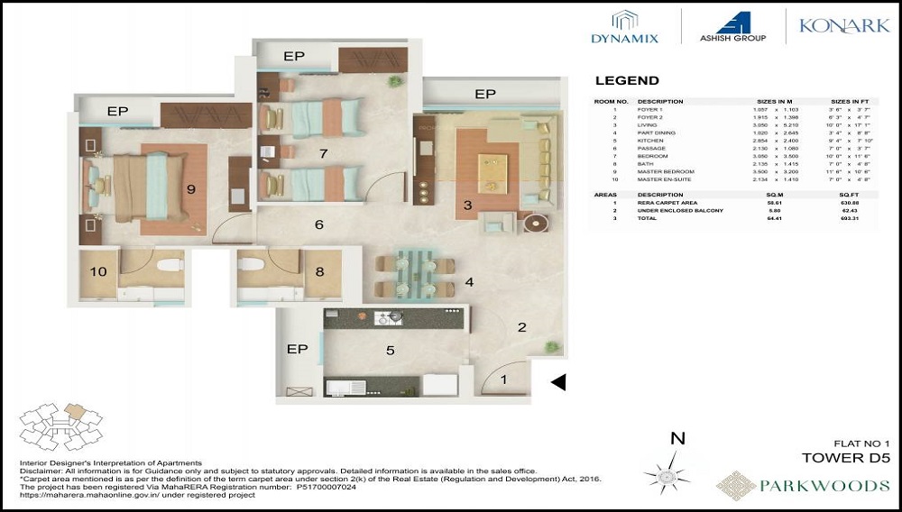 Dynamix Parkwoods Floor Plan