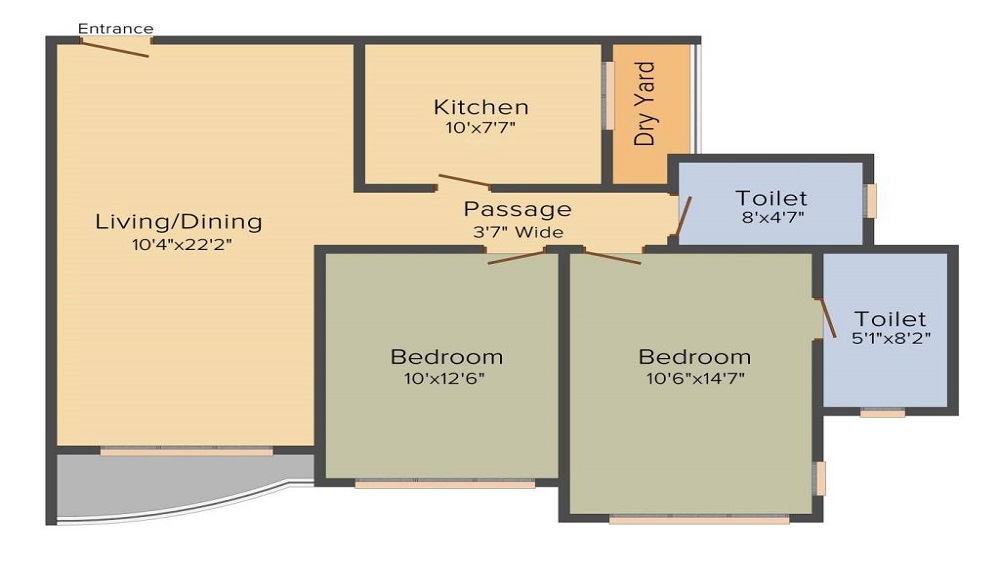 Raheja Acropolis Floor Plan