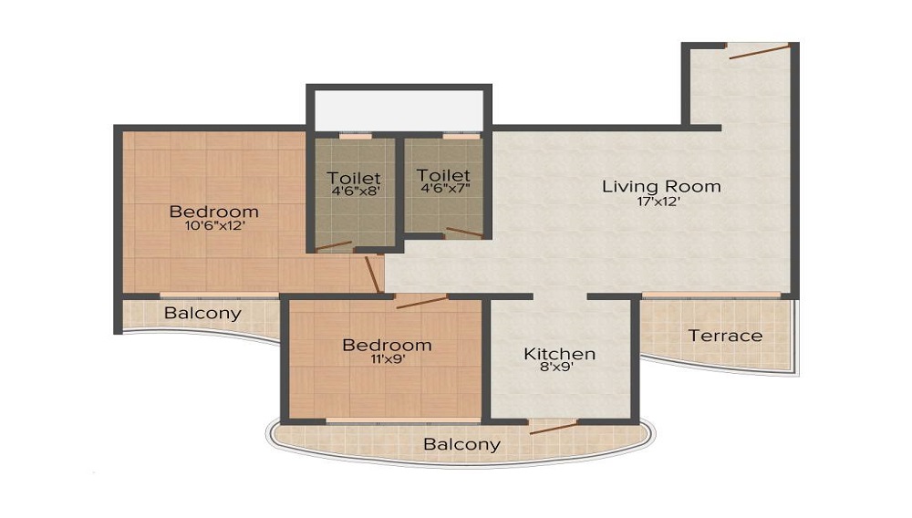 Paradise Sai Crystals Floor Plan