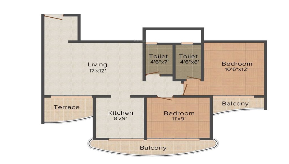 Paradise Sai Crystals Floor Plan