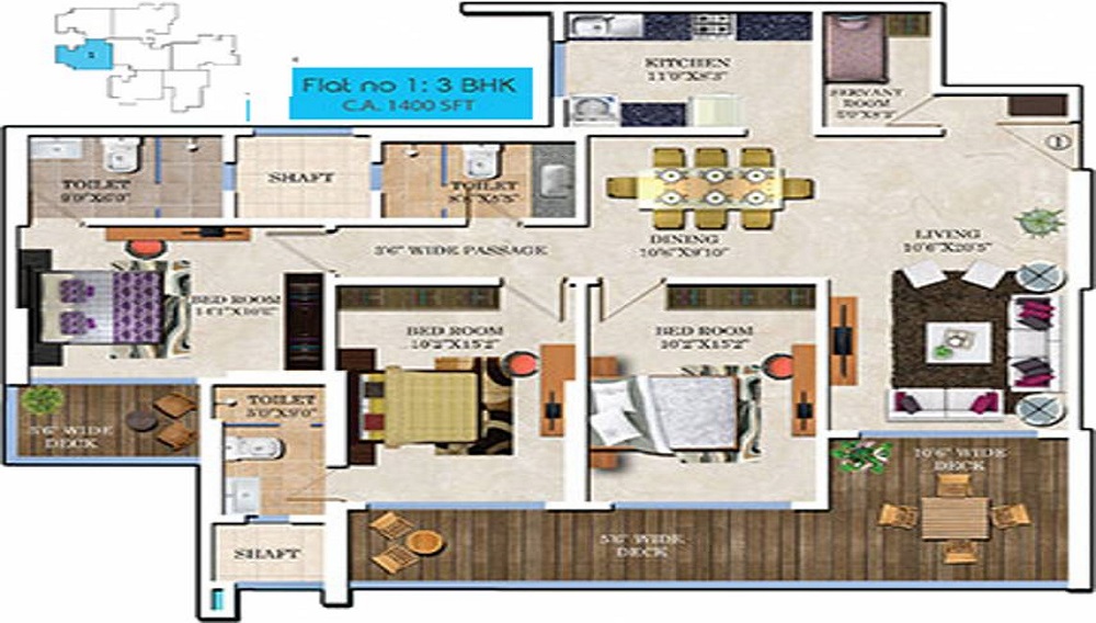 Bharat Skyvistas Floor Plan