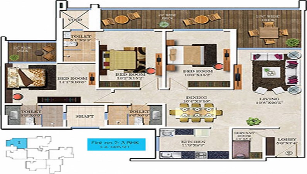 Bharat Skyvistas Floor Plan