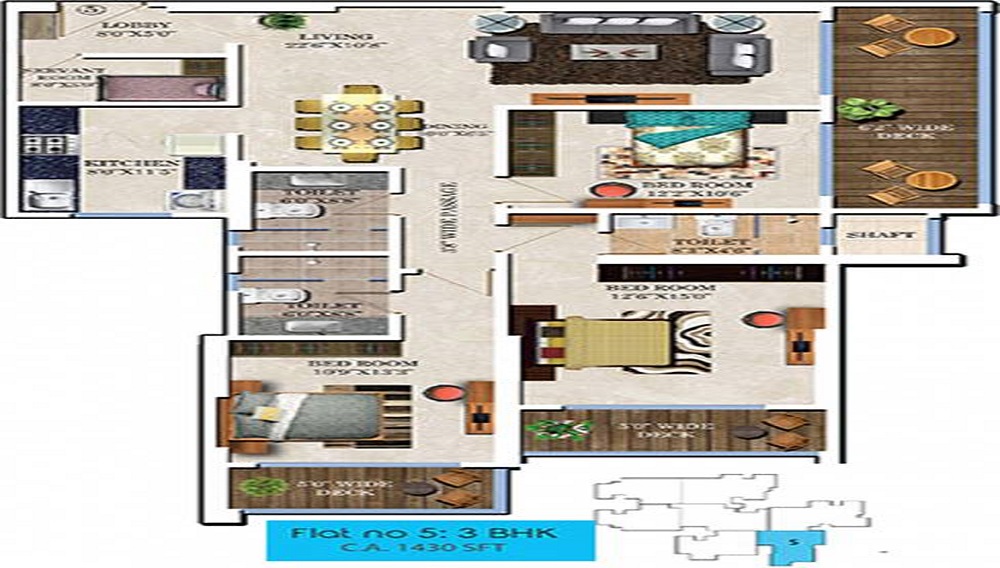 Bharat Skyvistas Floor Plan