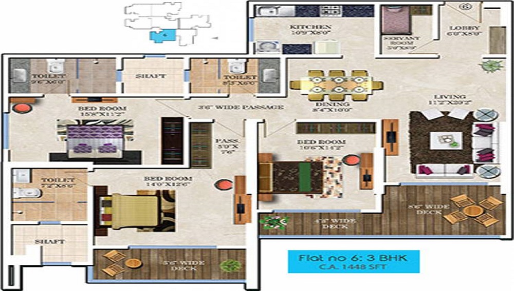 Bharat Skyvistas Floor Plan