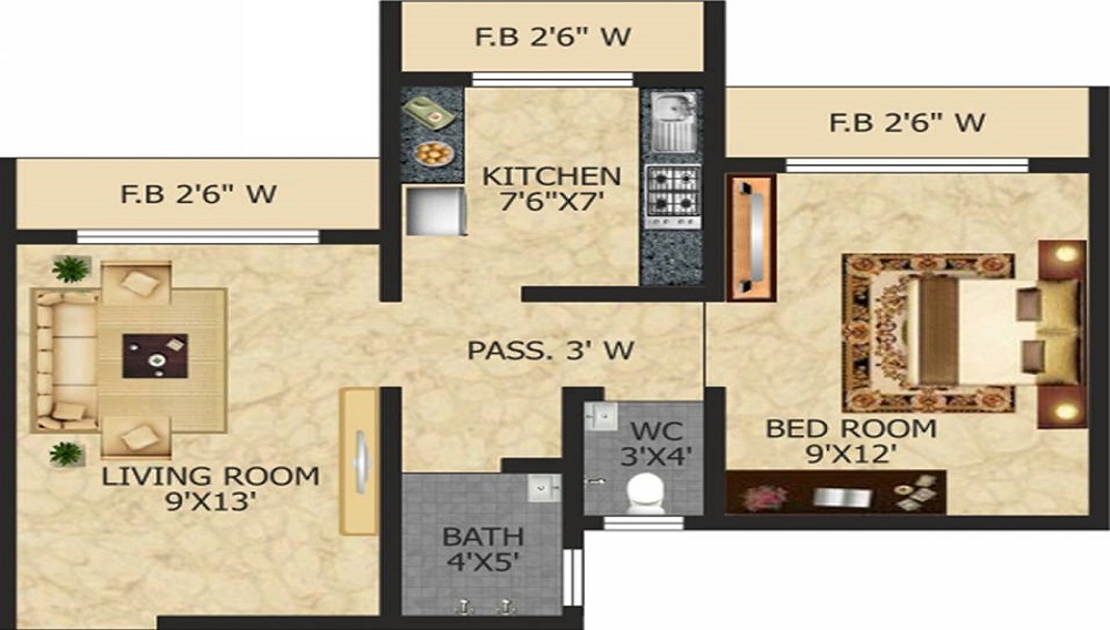 Raj Tulsi Astha Floor Plan
