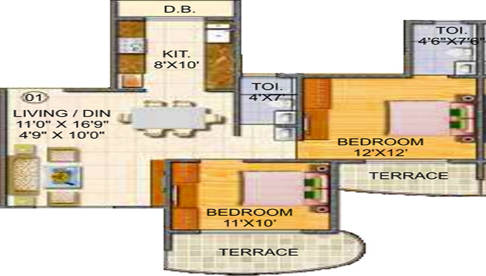 Paradise Sai Miracle Floor Plan