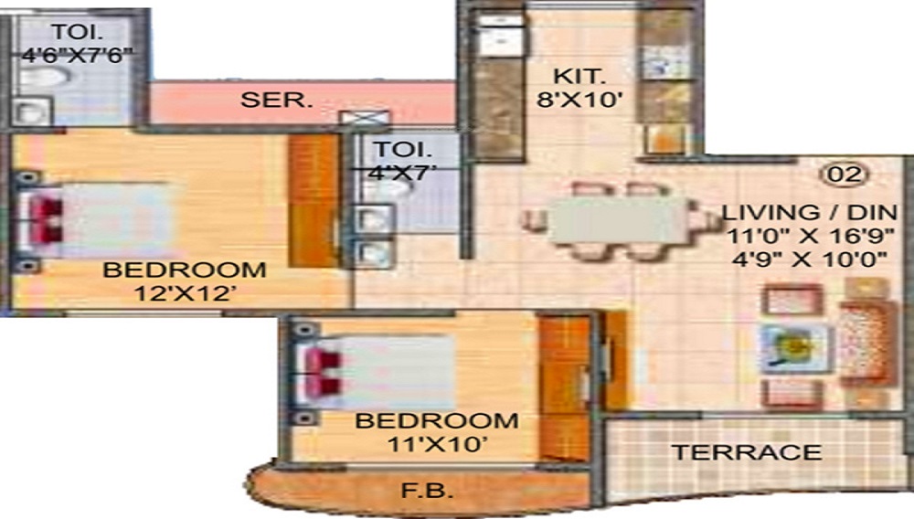 Paradise Sai Miracle Floor Plan