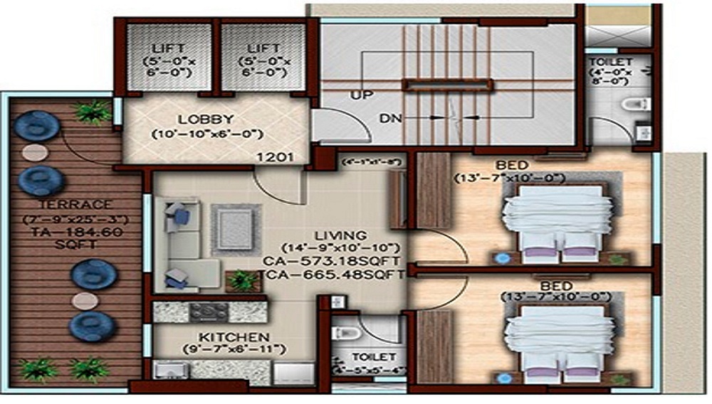 Green Vishakha Floor Plan