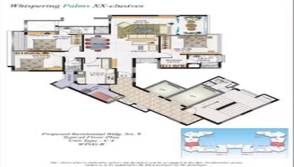 Lokhandwala Whispering Palms XXclusives Floor Plan
