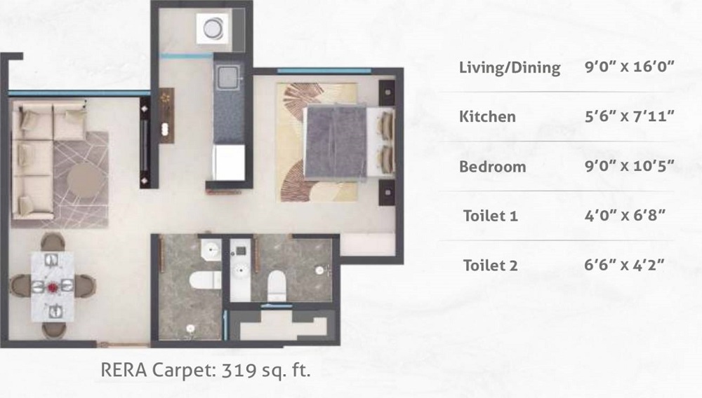 Poddar Wondercity Phase V Floor Plan
