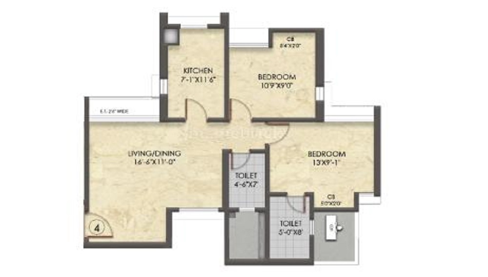 Raymond Aspire Floor Plan