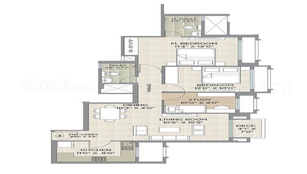 Hiranandani Eaglerid Floor Plan