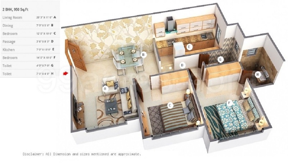 Sethia Link View Floor Plan