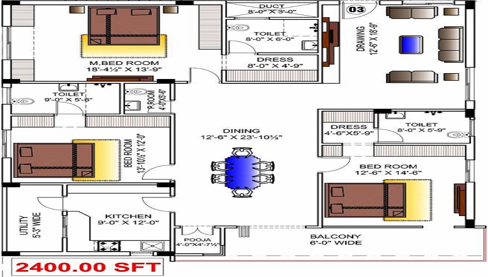 Sravanthi Blue Bell Floor Plan