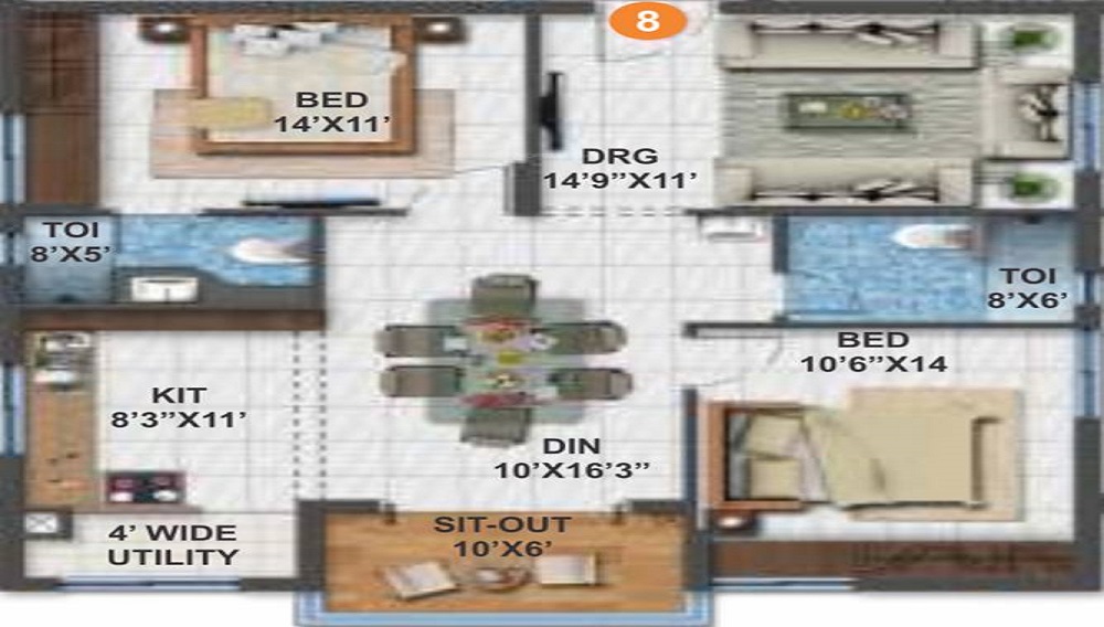 NCL Sindhu Floor Plan