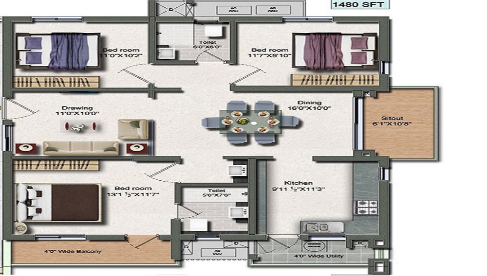 Vertex Panache Floor Plan