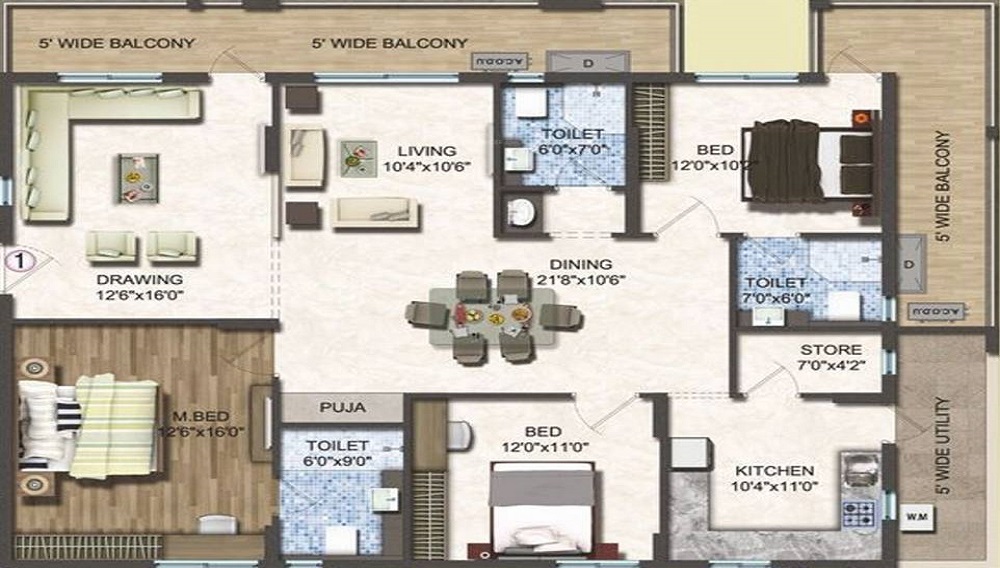 ARK Hamptons Floor Plan