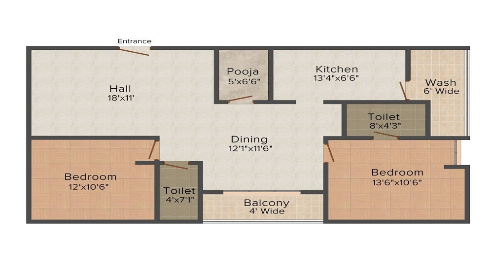 RV Mrinalini Floor Plan