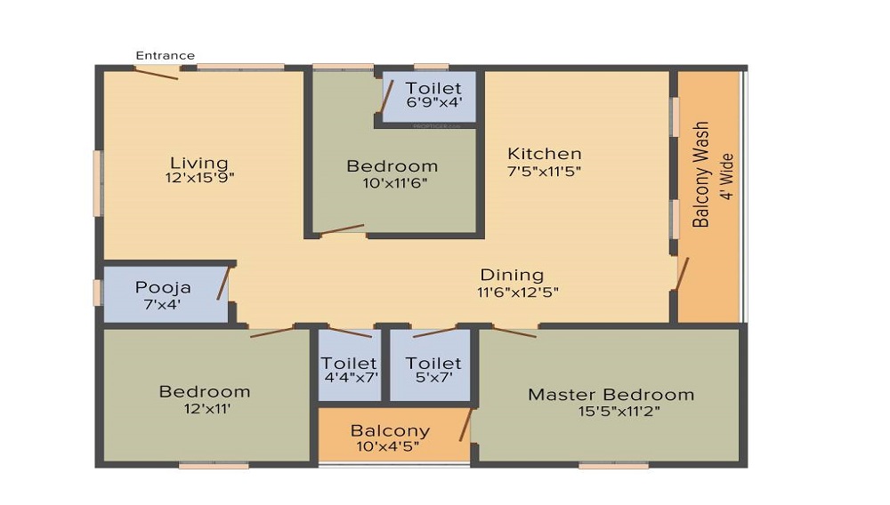 Prem Sarovar Floor Plan