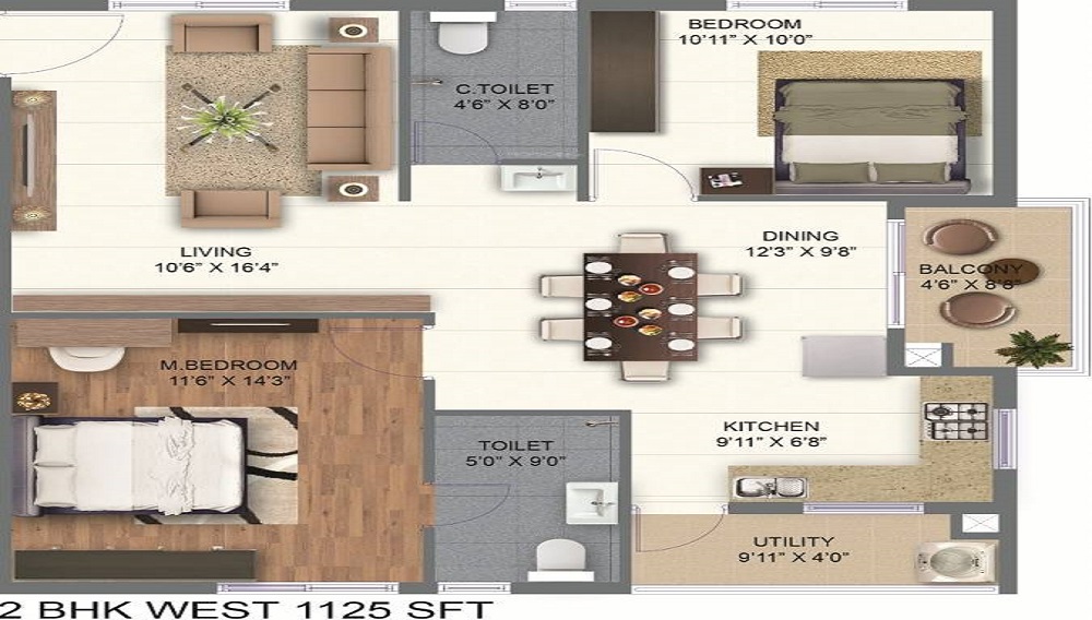 Ramky One Marvel Floor Plan