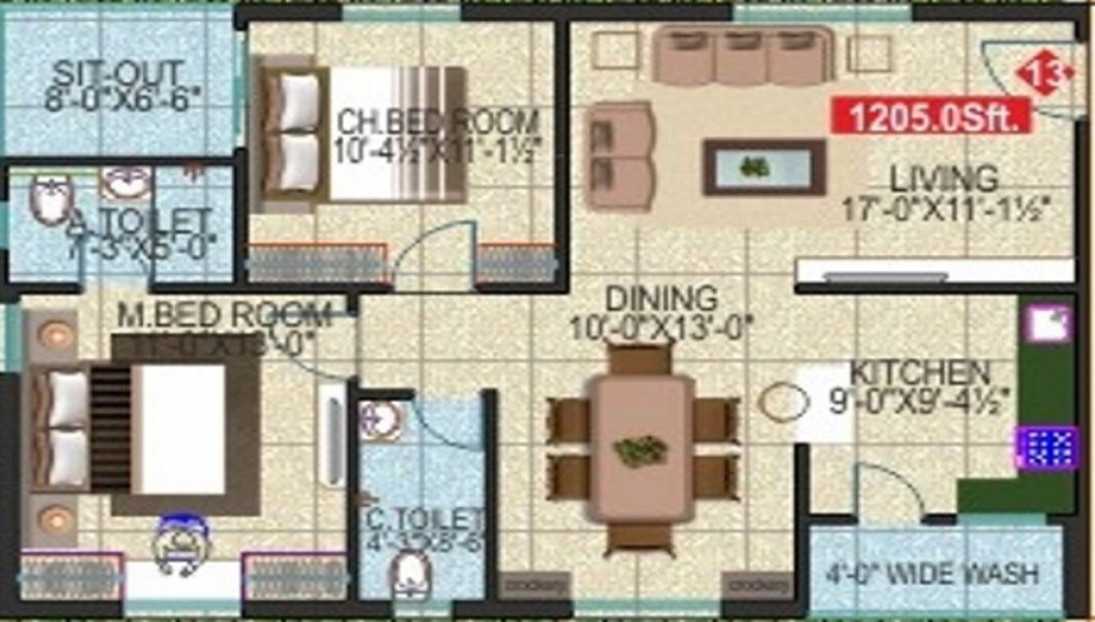 Green The Hive Floor Plan