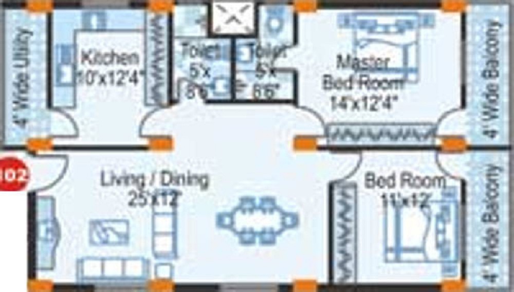 SMR Vinay Fountainhead Floor Plan