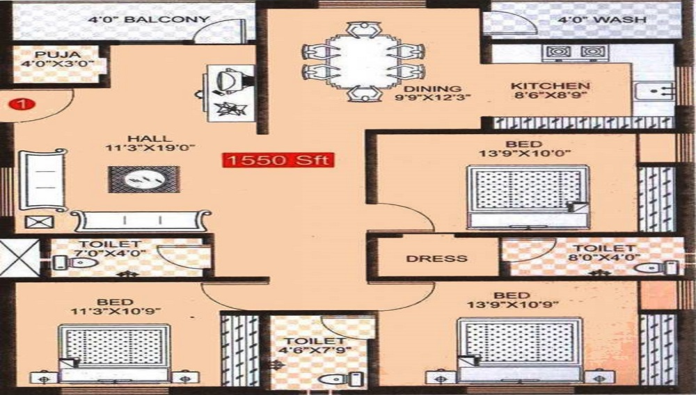 Prem Nest Floor Plan