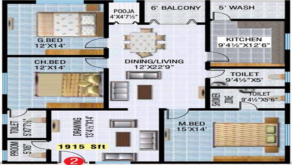 NR Sitara Floor Plan