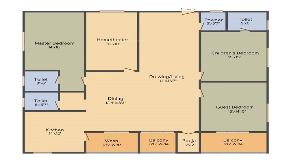 NR Sitara Floor Plan